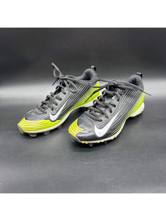 Nike Other - Nike Vapor Baseball Cleats Black Neon Yellow Size 5Y Youth Sports Turf Shoes